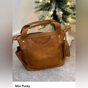 Handmade Leather Guatemalan Huipil Handbag - converts to backpack